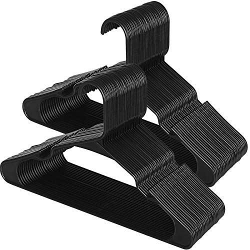Songmics CRP03B-50A Grucce Plastica Nero 50 Pezzi 41,5 cm