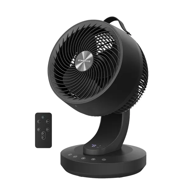 Songmics XFC001B1EU ventilatore tavolo nero inchiostro 8 velocita