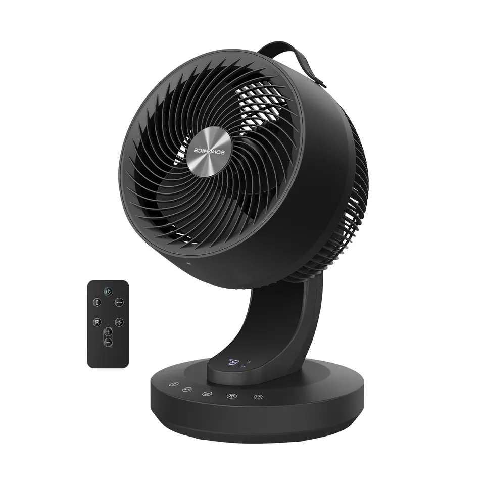 Songmics XFC001B1EU ventilatore tavolo nero inchiostro 8 velocita