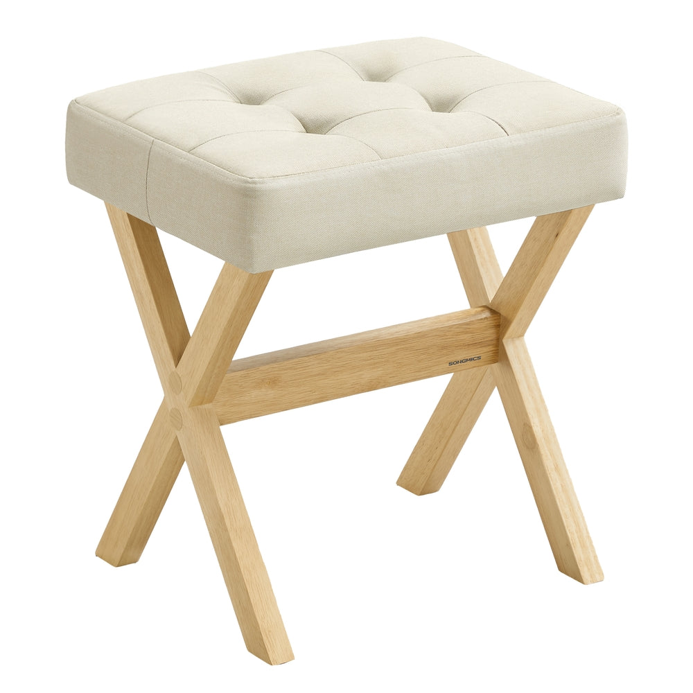 Songmics ULSF006GN01 sgabello toeletta grigio imbottito