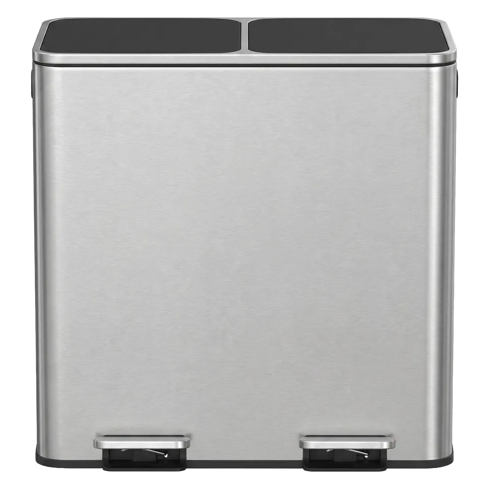 Songmics Pattumiera Cucina Doppia 2x40 L Ermetica