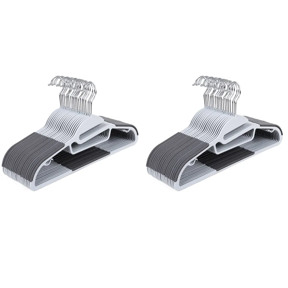 Songmics Grucce Plastica Set da 40 Sottili Antiscivolo