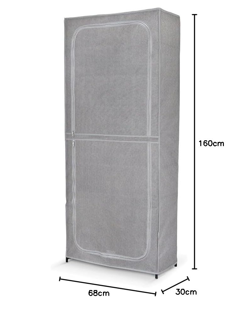 Domopak Living scarpiera 7 ripiani 68x30x160 cm con cerniere