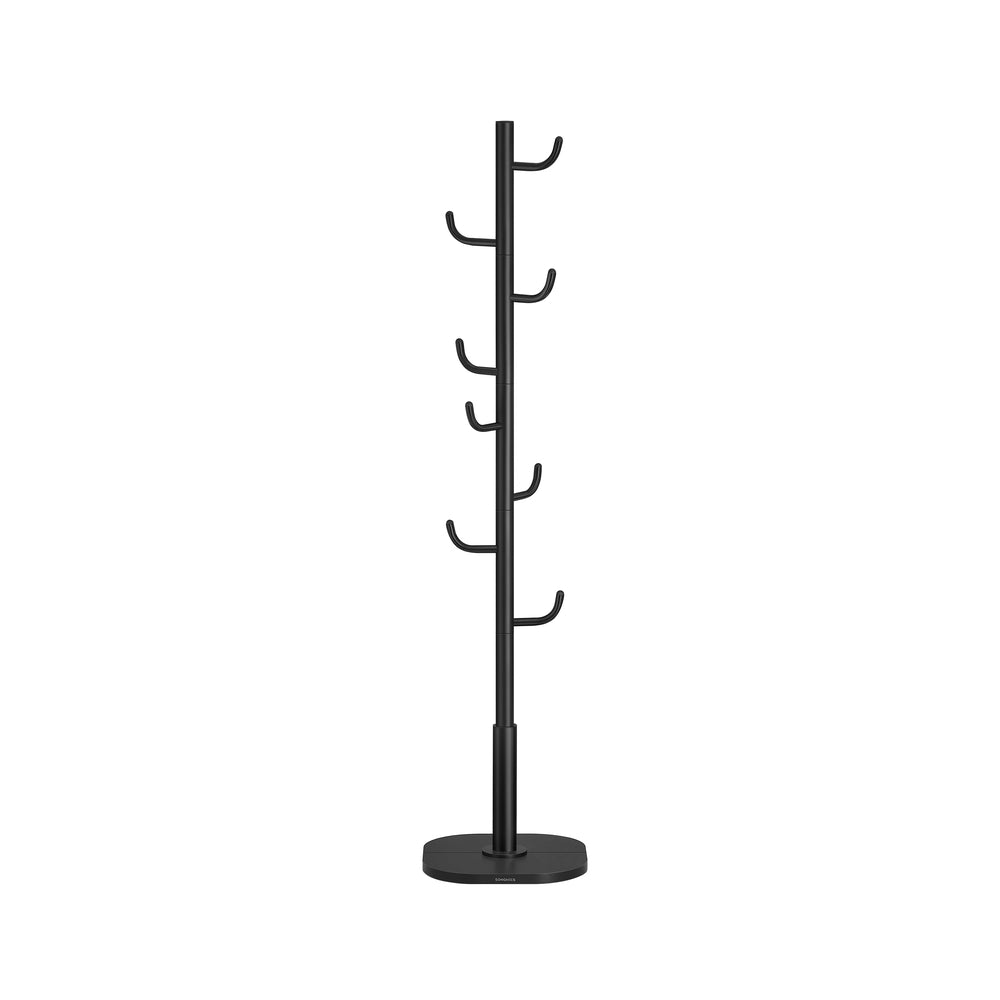 SONGMICS URCR039B01 Appendiabiti Piantana Nero 8 Ganci
