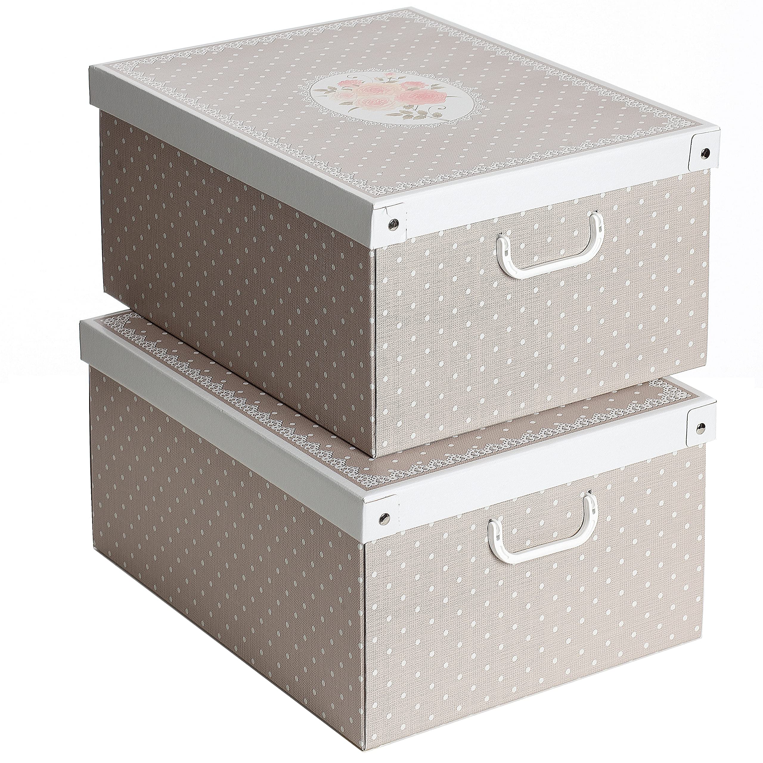 Lavatelli Fenicotteri set 2 scatole cartone 49x40x24