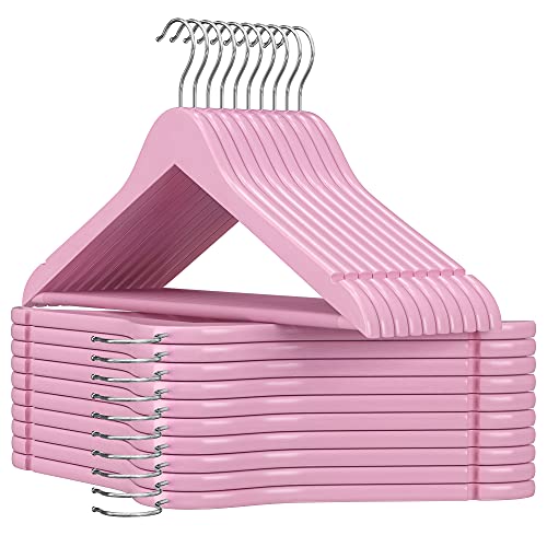 Songmics CRW001PK20 Grucce Legno 20 Pezzi Rosa Antiscivolo