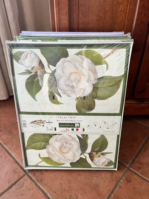 Lavatelli Camelie scatole armadio cartone 49x40x24 set 2 pezzi