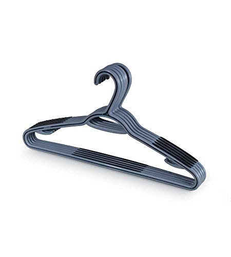 Domopak Living Appendiabiti Grigio 42 cm 5 Pezzi Antiscivolo