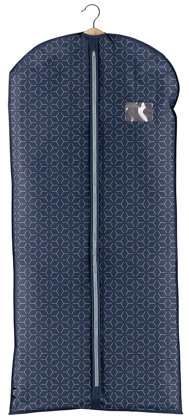 Domopak Metrik Custodia Cappotti 60x135 cm Blu Finestra