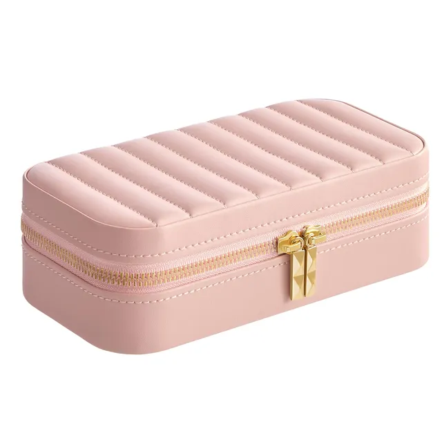 Songmics Anah JBC180S01 portagioie viaggio rosa con specchio