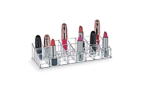 Domopak Living Ordina Trucchi organizer rossetti 22,7x9,5 cm trasparente