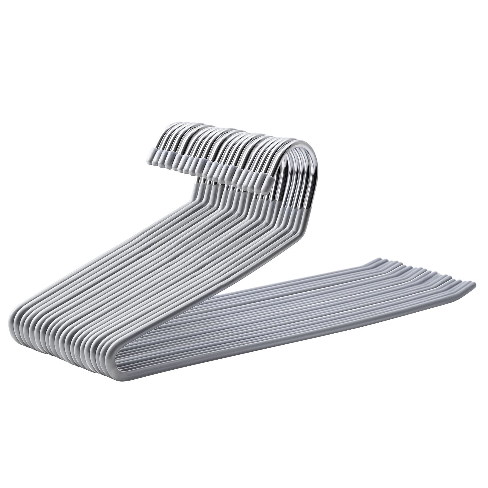 Songmics CRI04G-20 grucce metallo pantaloni set 20 grigio 38 cm
