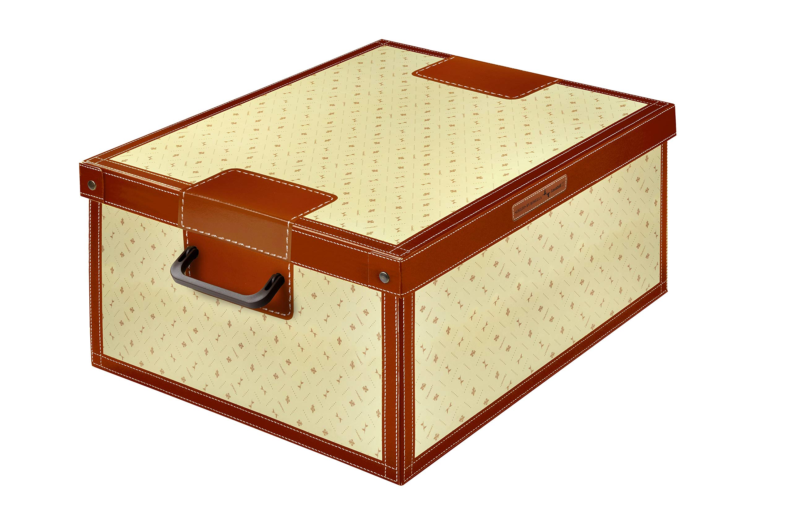 Lavatelli Scatola armadio Grande Cuoio 50x40x25 cartone