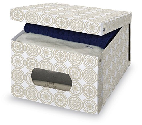 Domopak Ella 916023 Scatola Armadio Beige 39x50x24 Vinile