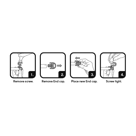 Soopl Fashion Trolley Kit End Cap Tool 2 Tappi
