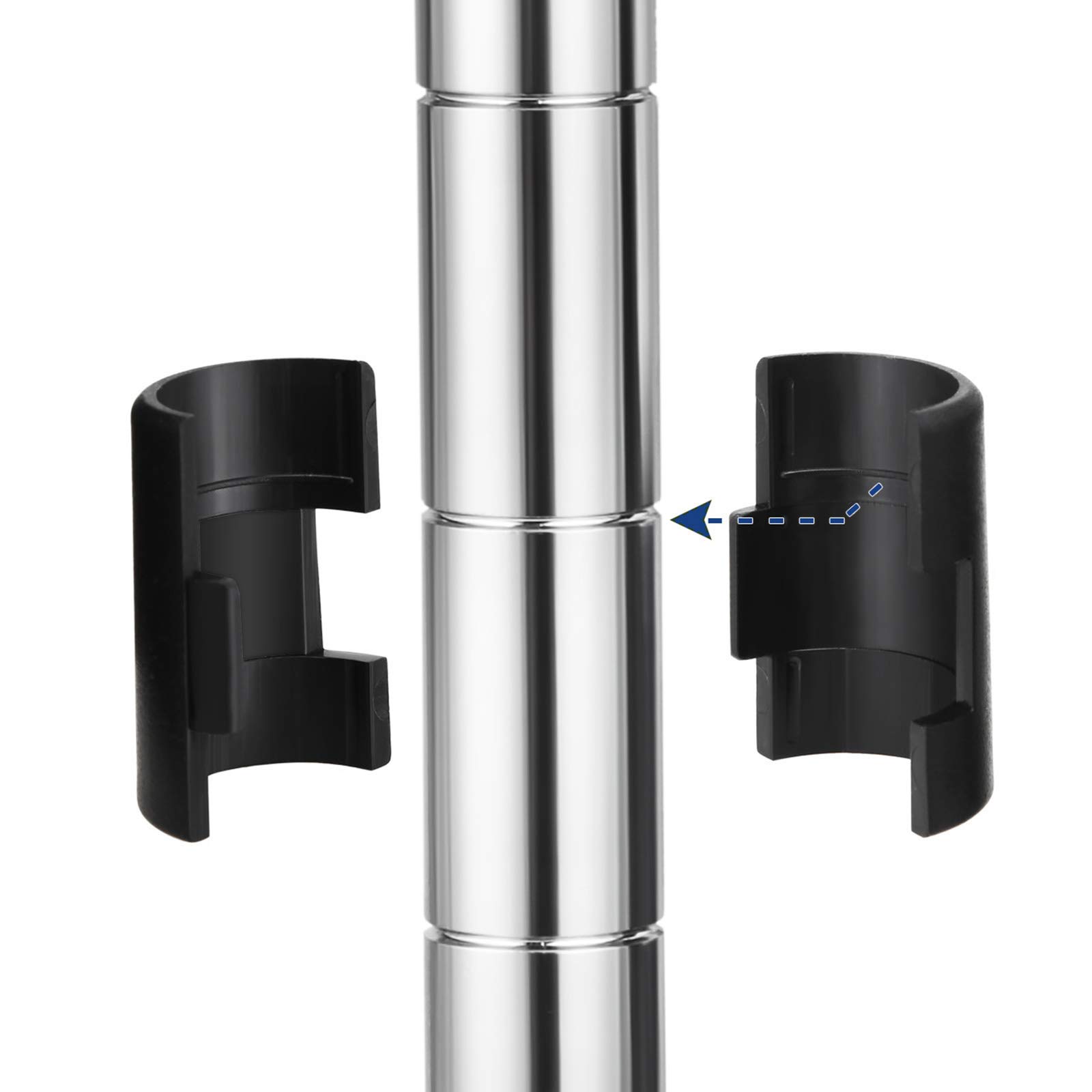 Songmics LGR21SV portaspezie banco argento 40 cm