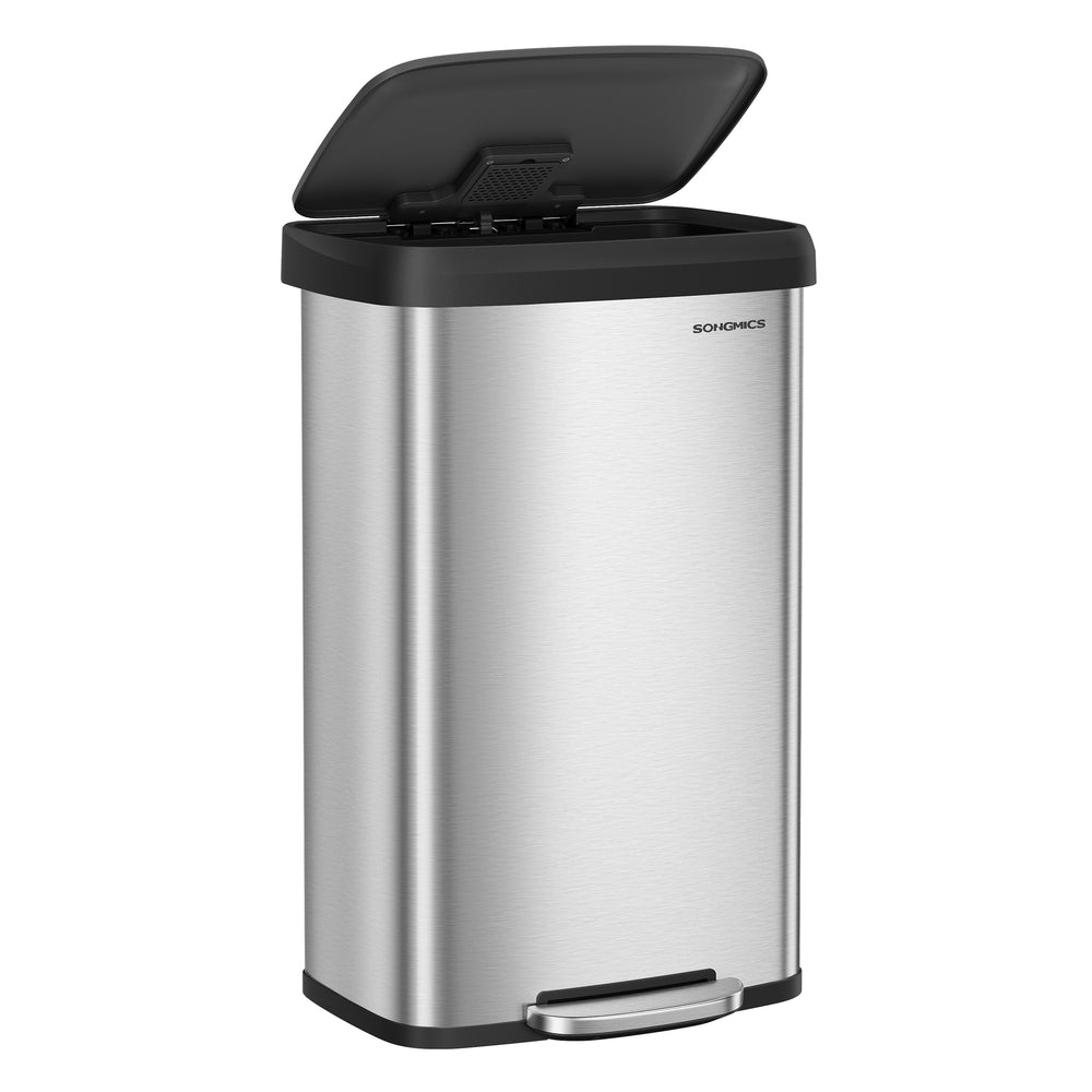 Songmics pattumiera cucina 80 L acciaio inox pedale