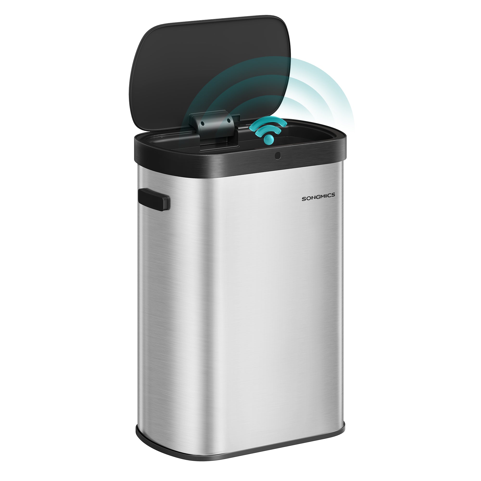 Songmics Pattumiera Automatica 50L Acciaio Sensore Touchless