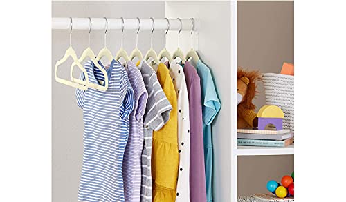 Ediesi grucce velluto beige bambini 10 pezzi antiscivolo