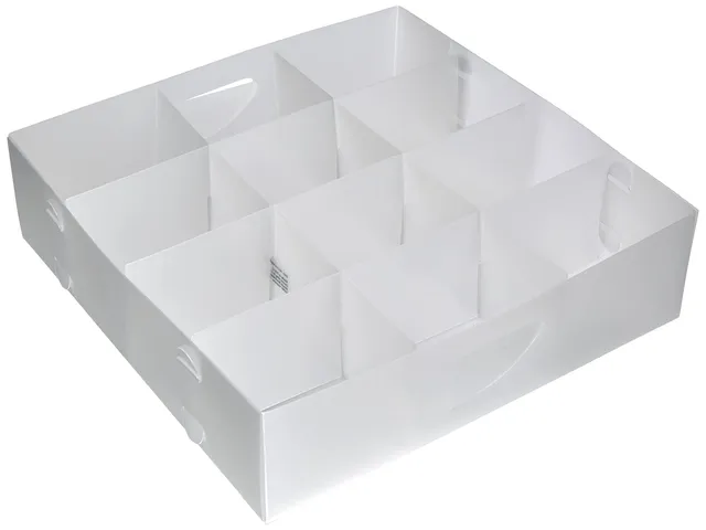 Domopak Living organizer cassetti 12 scomparti 30x30x8 cm