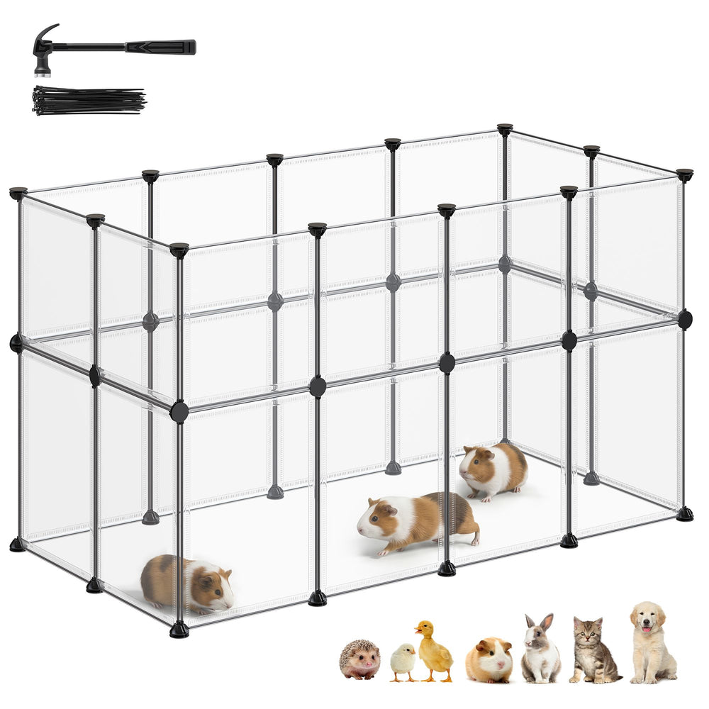 Songmics Box Recinto Animali Trasparente