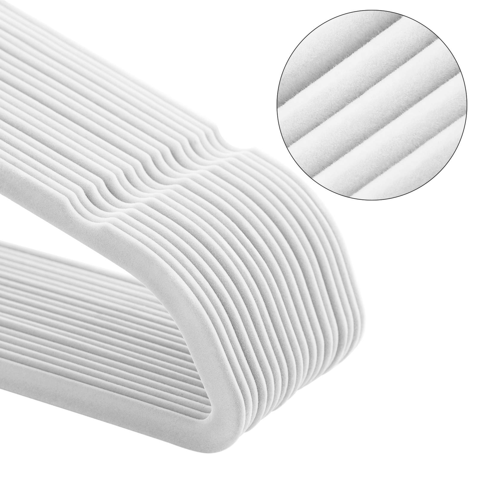Songmics Grucce Velluto Antiscivolo Set 40 Pezzi Sottili