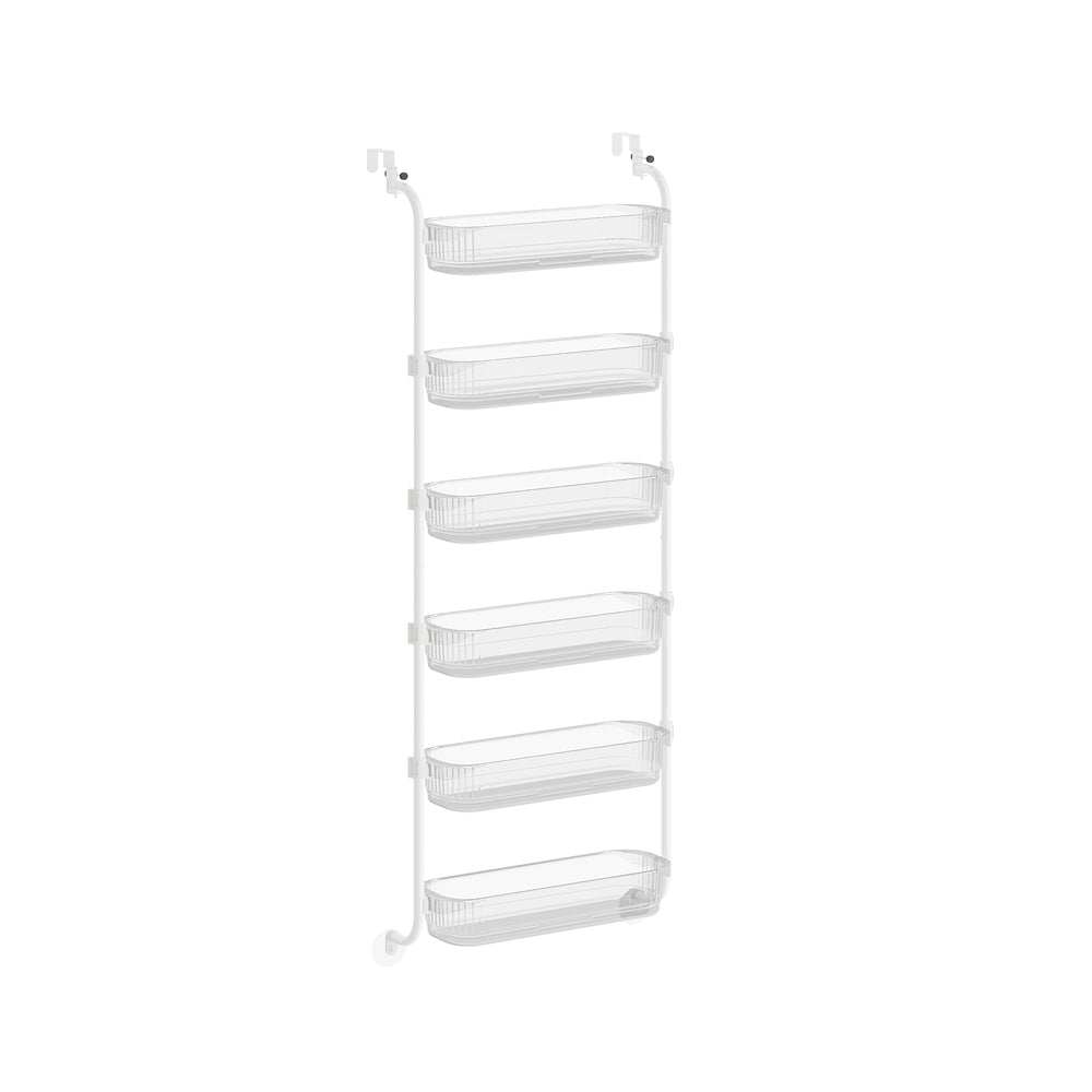 SONGMICS UKCS046BH01 organizer porta dispensa 6 ripiani nero