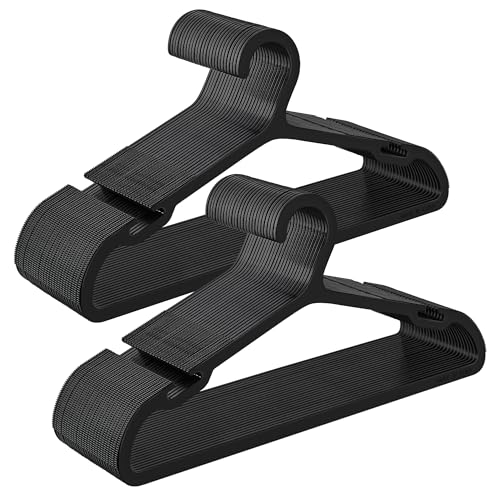 Songmics CRP010B01 grucce 50 pezzi nero salvaspazio