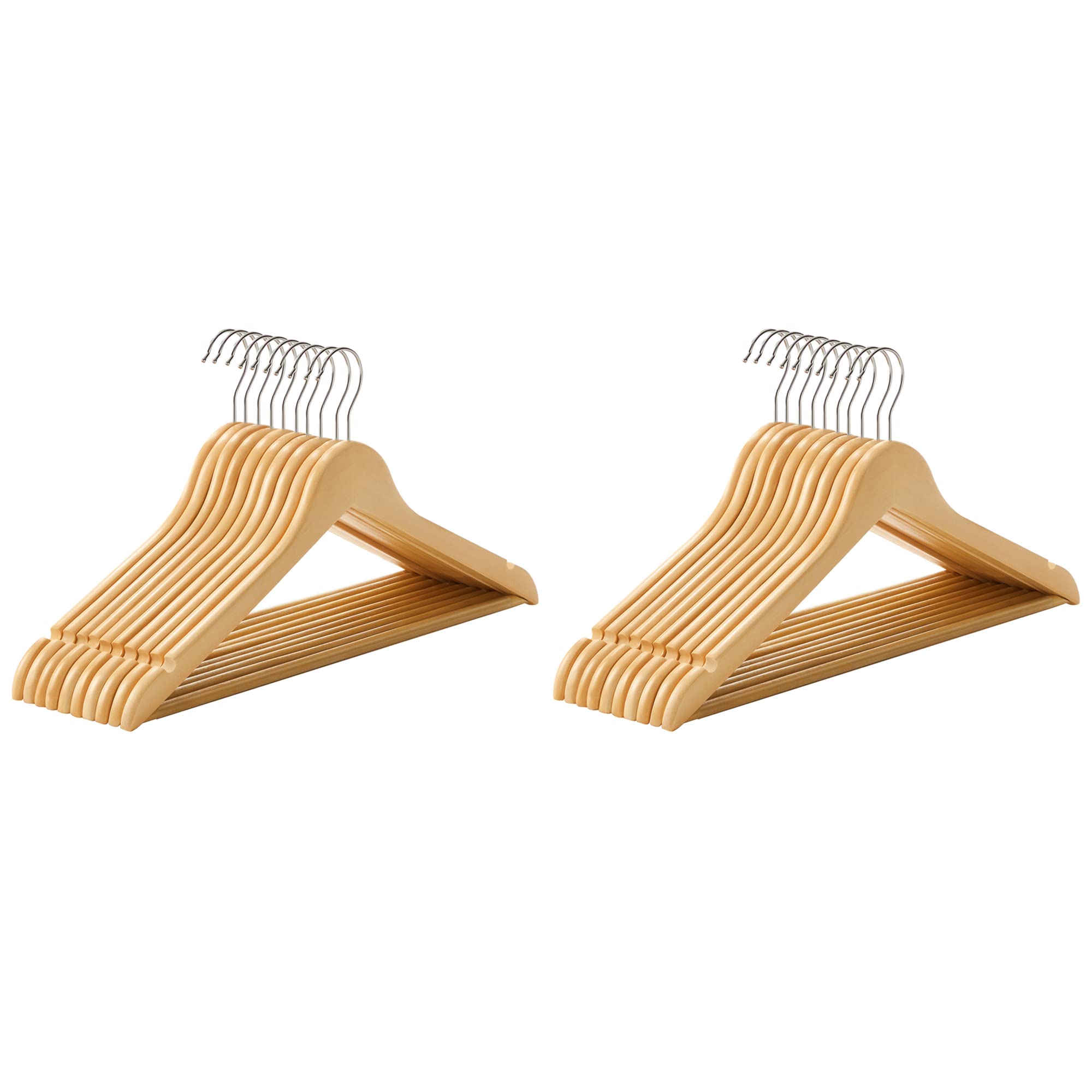 SONGMICS CRW001V2 Grucce Legno 20 Pezzi Naturale