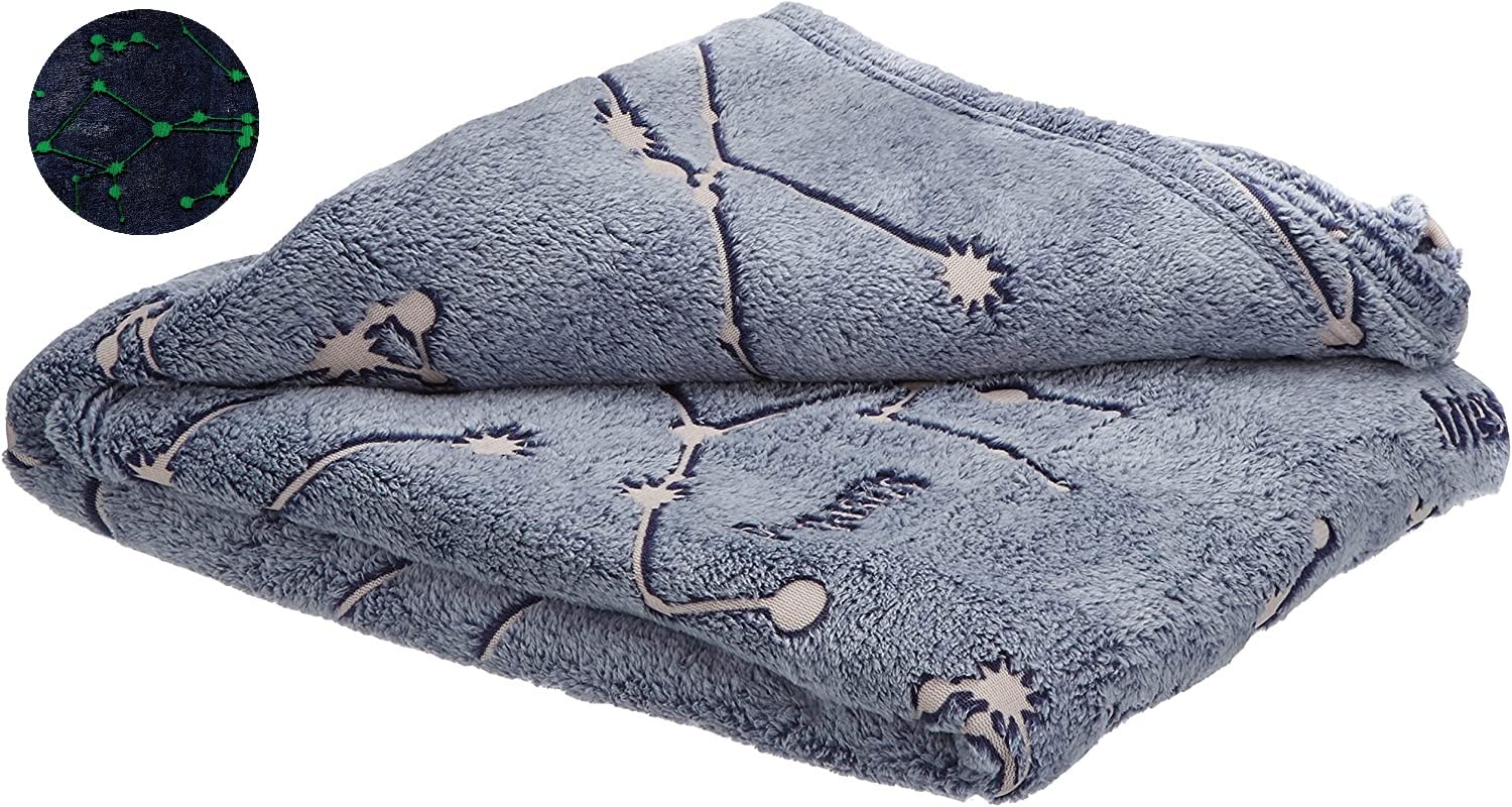 Lavatelli Kanguru Glow plaid pile 130x230 cm farfalle