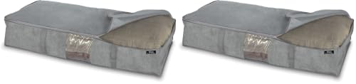 Domopak Stone custodia coperte grigio 95x45x18 cm antipolvere
