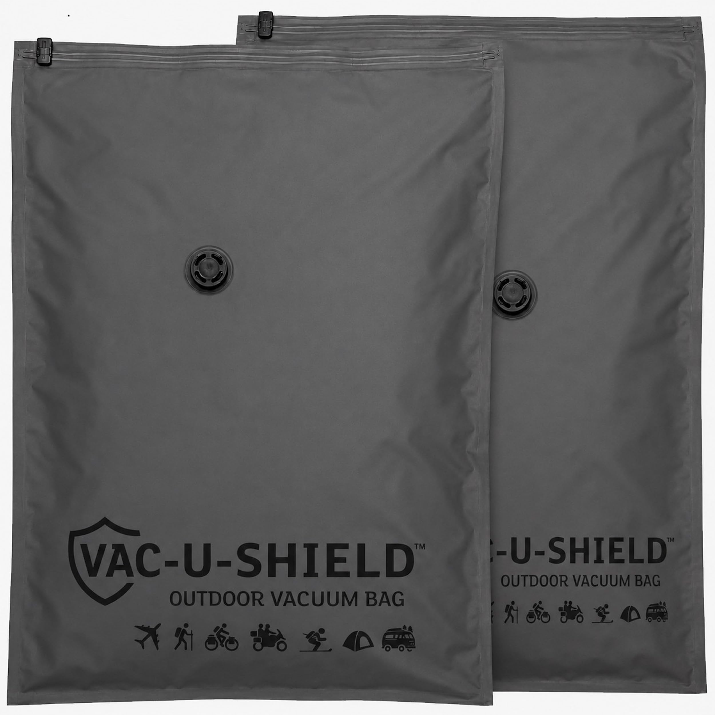 Lavatelli Vac-U-Shield Sacchetti Sottovuoto 2 Pezzi 86x60 Grigio