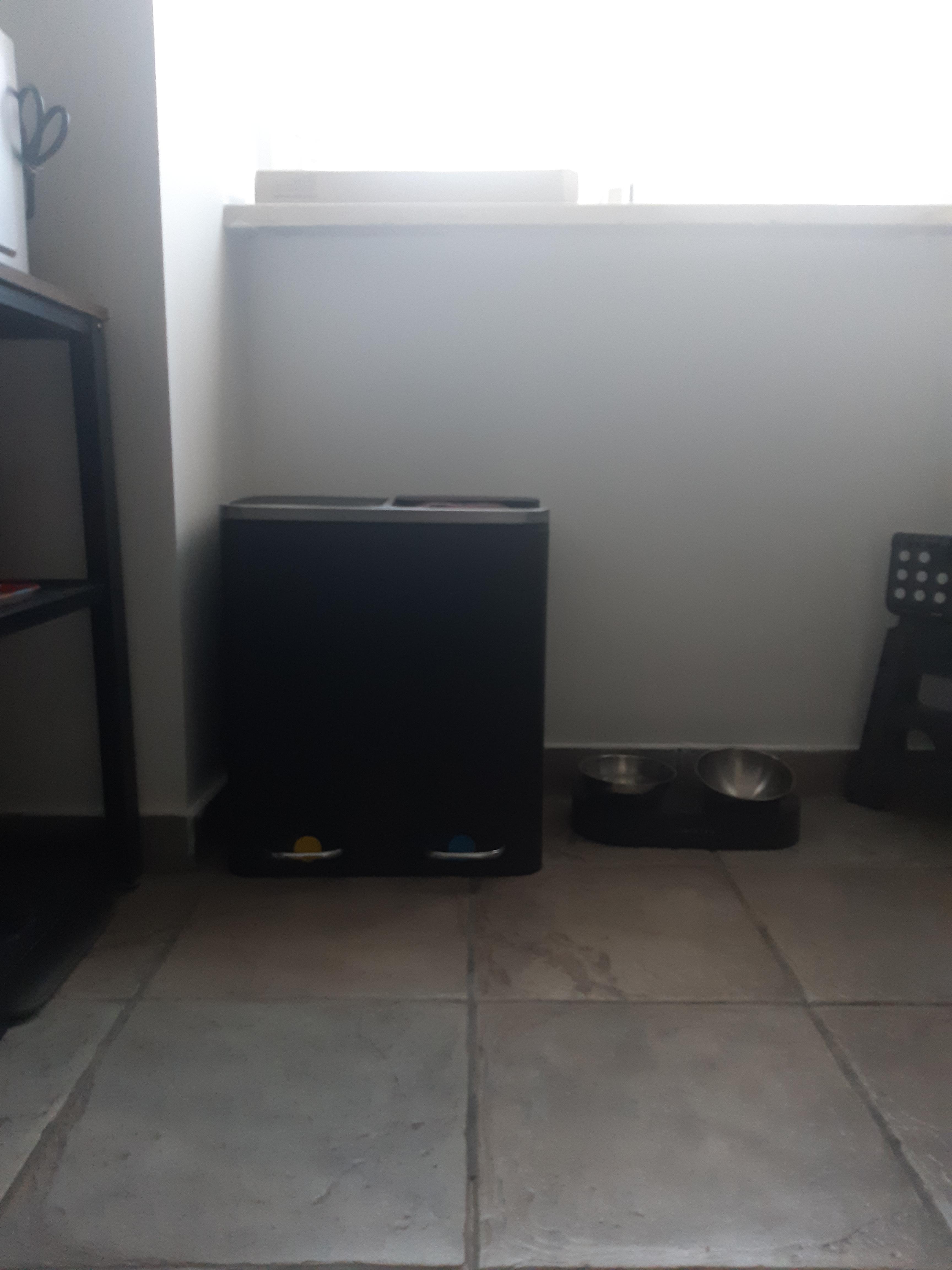 Songmics LTB30H pattumiera doppia 2x15L argento-nero pedale
