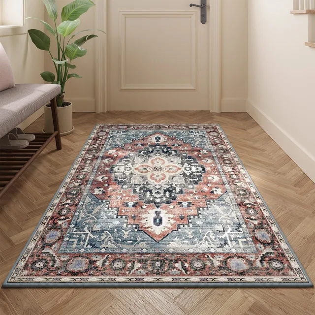 Songmics Home tappeto vintage antiscivolo tradizionale