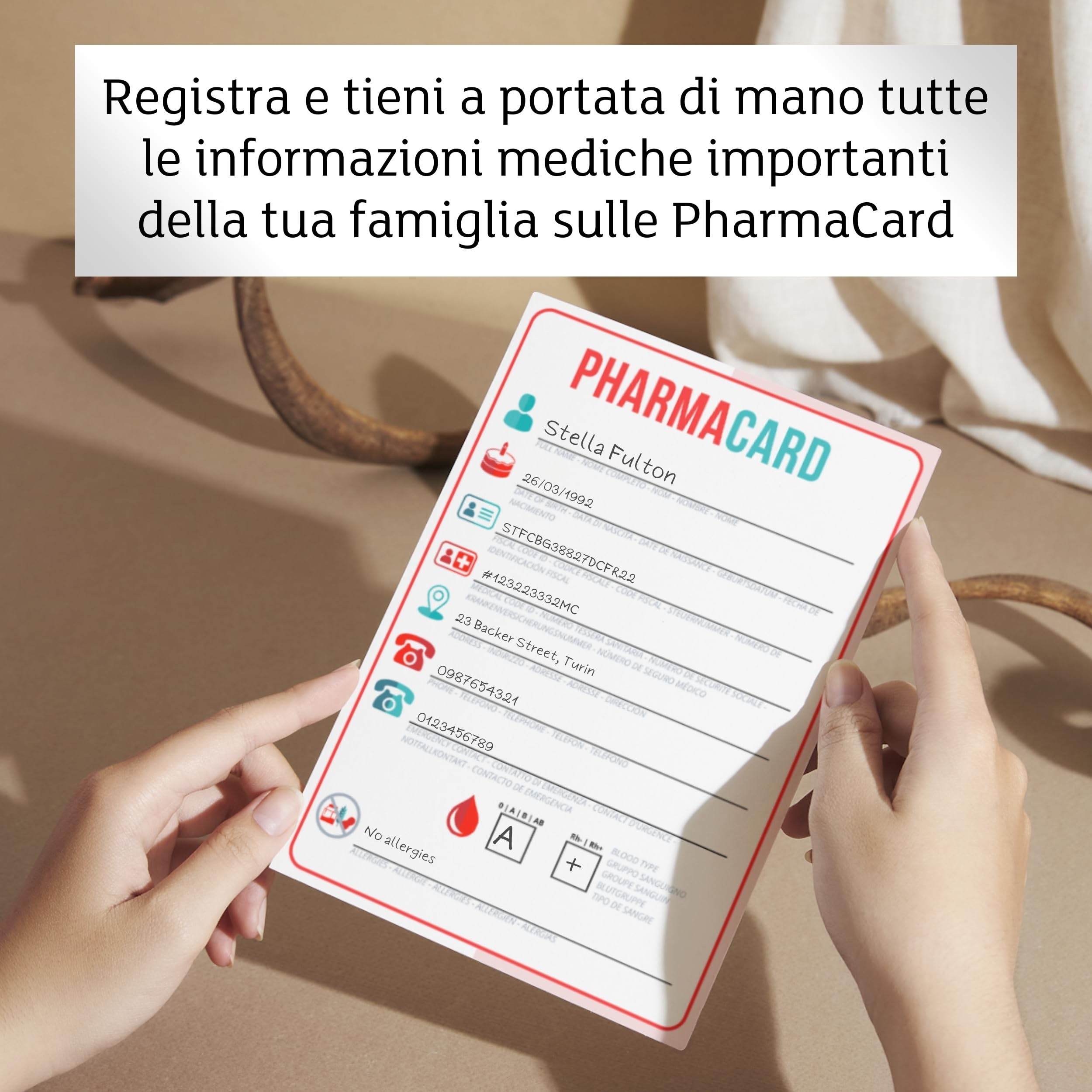 Lavatelli Pharma Organizer scatola medicinali 32x42cm 9 scomparti