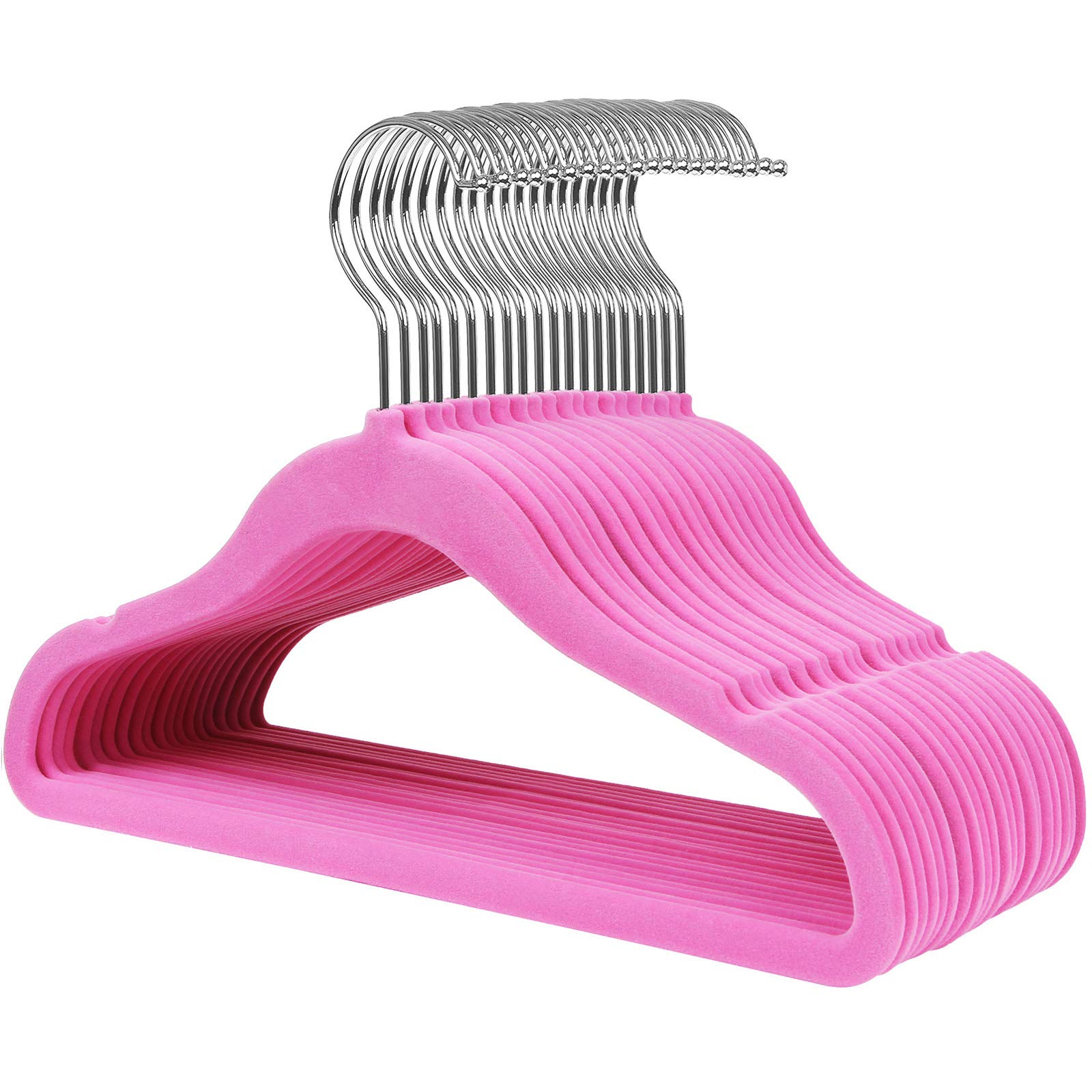 Songmics CRF20P grucce bambini 20 pezzi rosa velluto