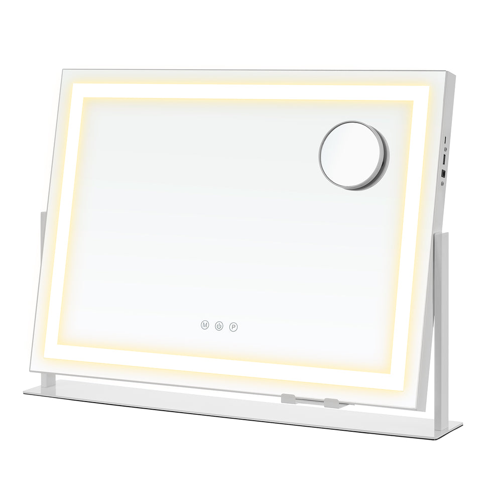 SONGMICS Specchio trucco con luci per toeletta