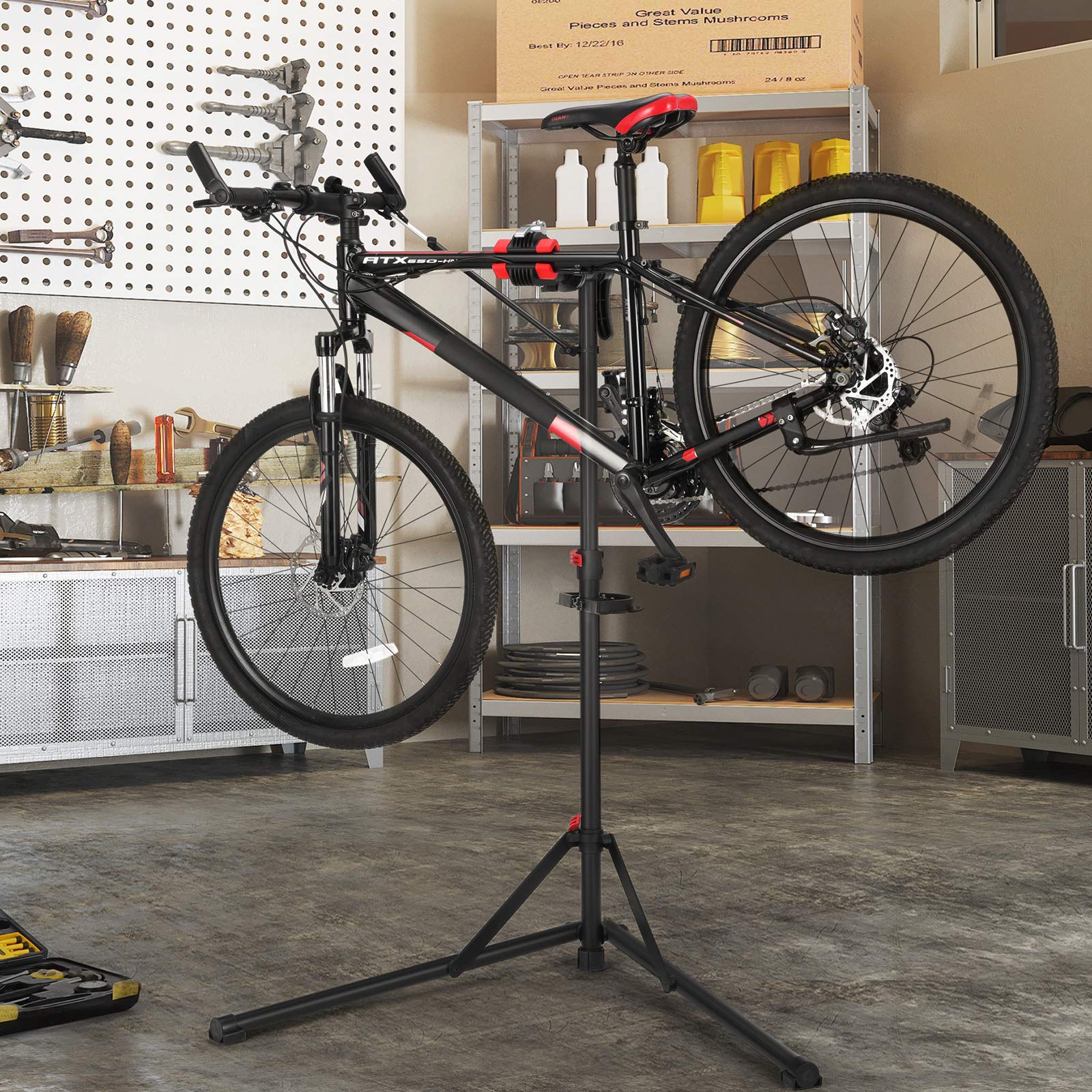 Songmics Supporto Riparazione Bici Officina Acciaio 25 kg