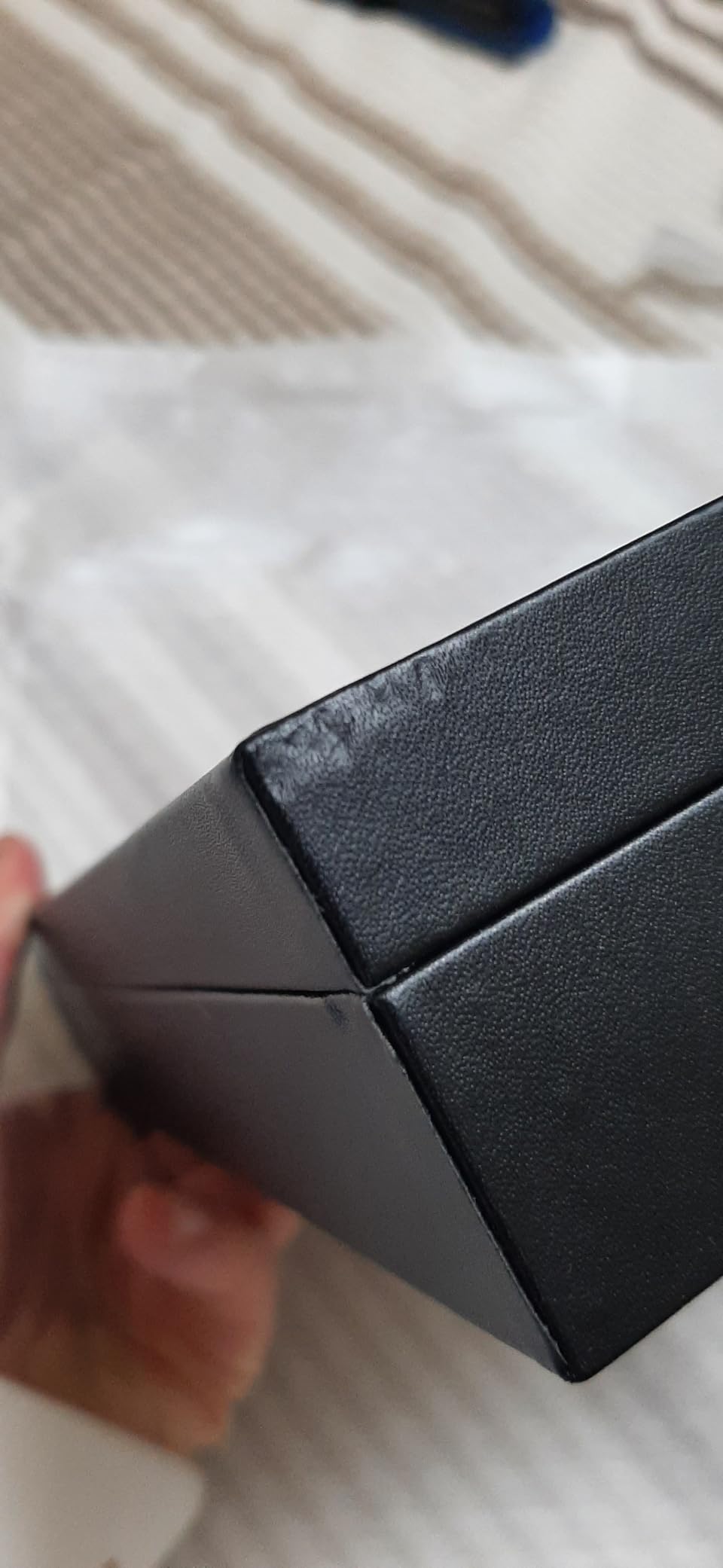 Songmics JDS301 Portagioie Nero 100 Anelli con Vetro