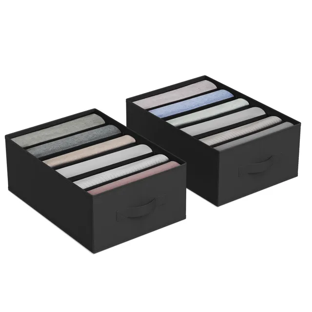 Songmics organizer armadio set 2 large antipolvere