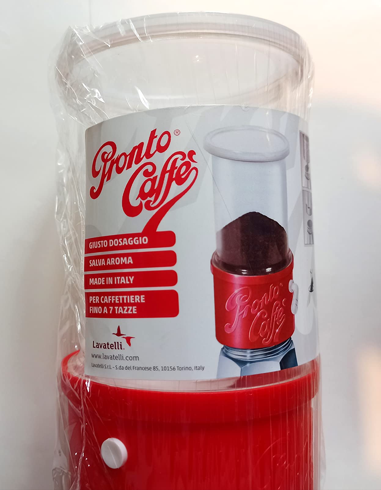 Lavatelli Prontocaffè dosatore caffè moka fino 12 tazze