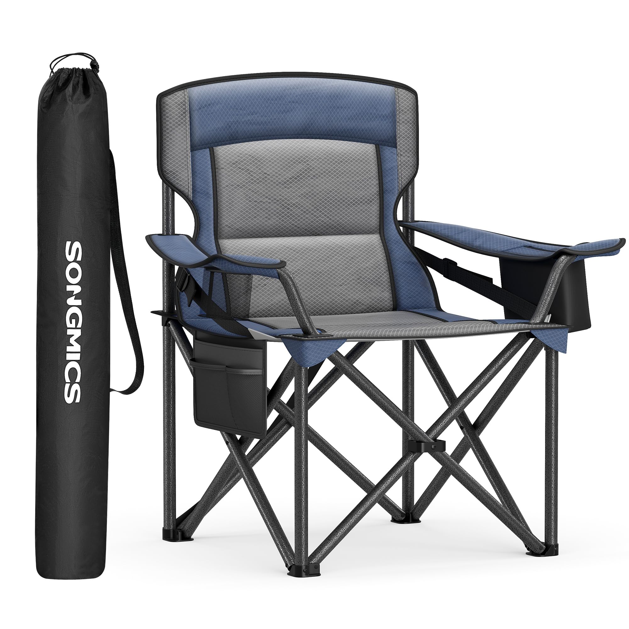 Songmics GCB066B01 sedia campeggio pieghevole nero inchiostro