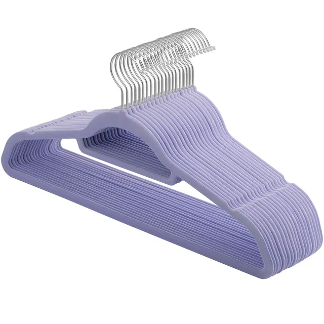 Songmics CRF20PL grucce vellutate 20 pezzi viola chiaro 45 cm