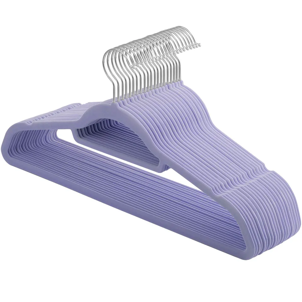 Songmics CRF20PL grucce vellutate 20 pezzi viola chiaro 45 cm
