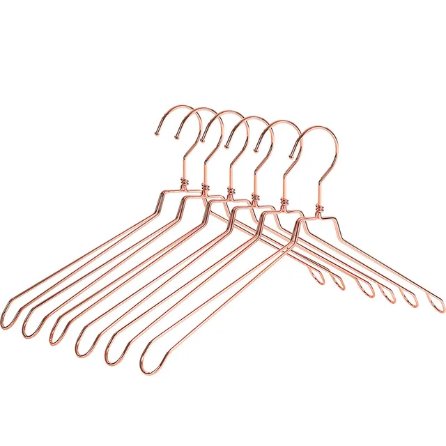 Songmics CRI48R grucce metallo set 6 oro rosa 42,5 cm