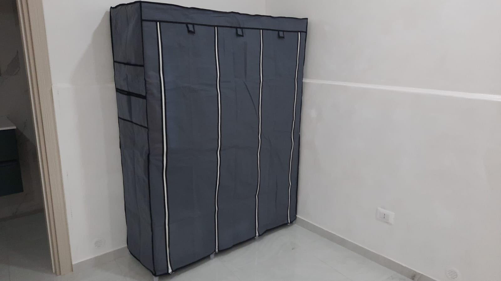Songmics RYG094B02 guardaroba nero 45x170x167 cm