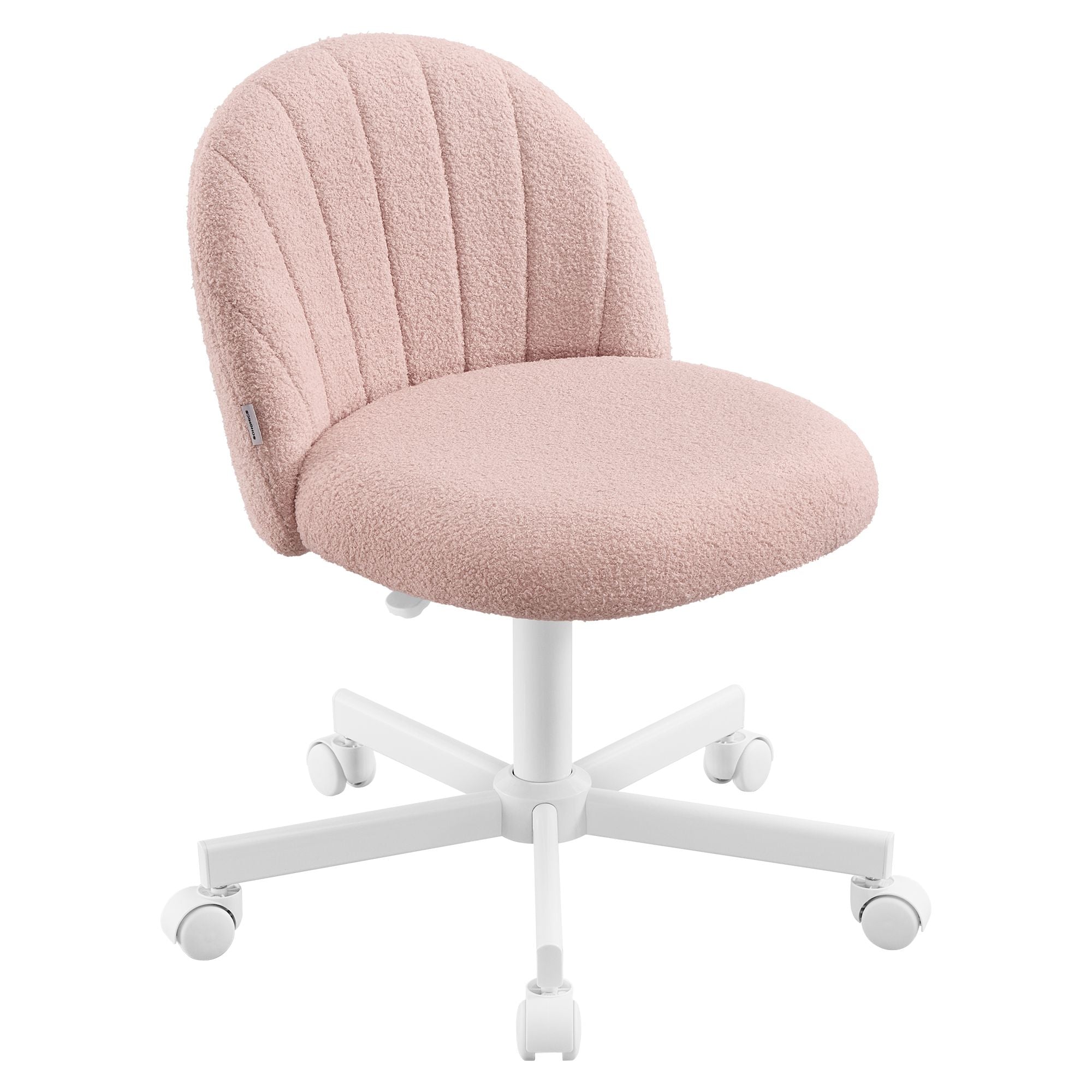 Songmics UOBG027WD01 Sedia Ufficio Teddy Bianco Crema