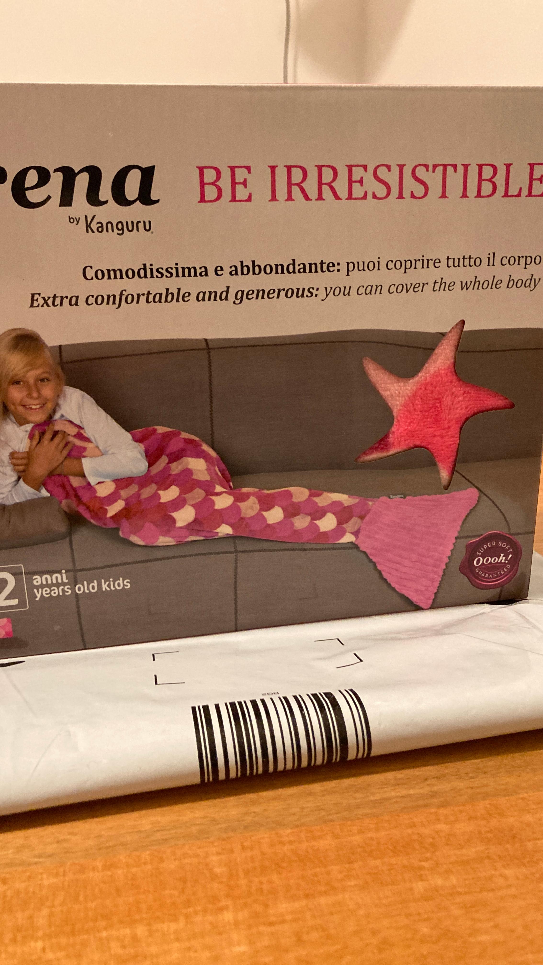 Kanguru Rocket coperta a coda bambini 142 cm multicolore