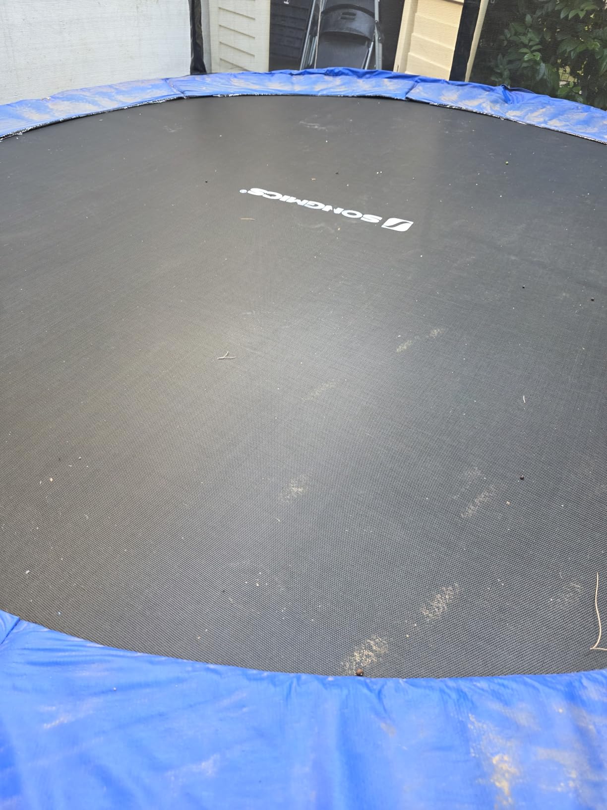 Songmics Tappeto Trampolino Ricambio Telo Ø 202 cm Nero