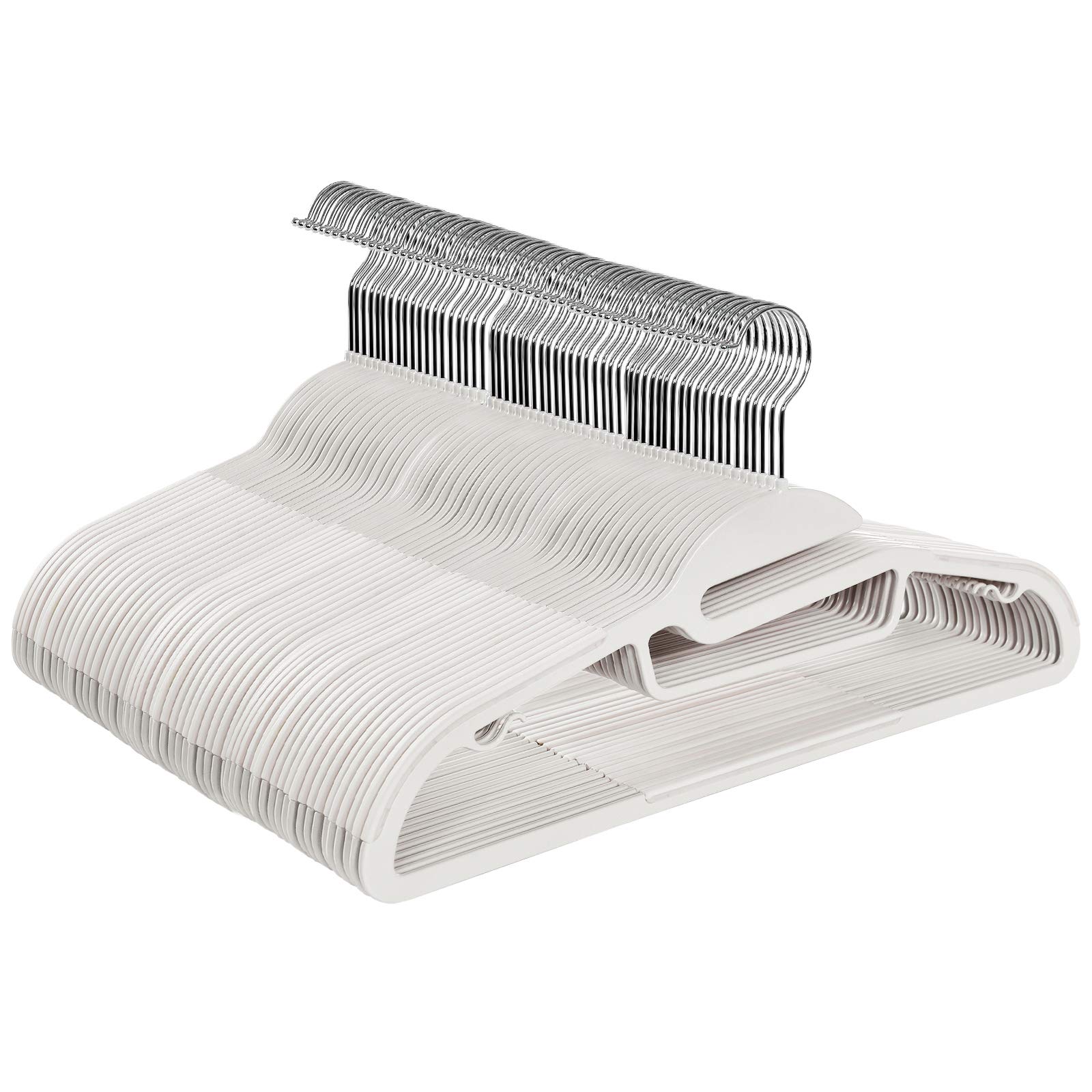 Songmics CRP41W-50 grucce 50 pezzi bianche antiscivolo